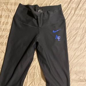 Nike leggings with Air Force academy logo